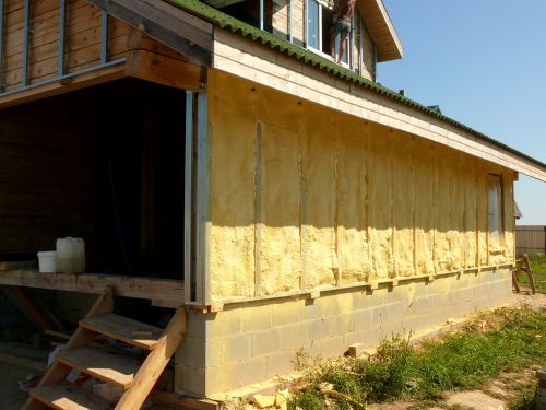 Шпаклевка фасада деревянного дома