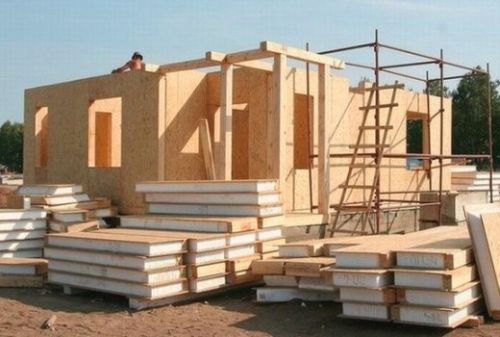 Как построить каркасно-щитовой дом своими руками, фото отчет